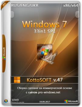 Сборка Windows 7 SP1 33 in 1  KottoSOFT для Pro-Windows.net