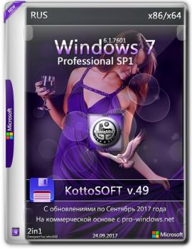Windows 7 SP1 Ultimate KottoSOFT (x86-x64) (Rus) [v.492017] для Pro-windows.net
