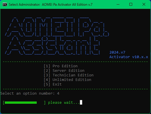 AOMEI Partition Activator 10.x.x All Edition [MrSzzS]