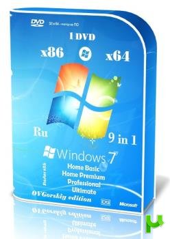 Windows 7 SP1 x86/x64 Ru 9 in 1 Origin-Upd 05.2017 by OVGorskiy® 1DVD