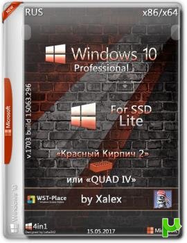 Windows 10 Pro x86/x64 Lite 1703.15063.296 For SSD by Xalex