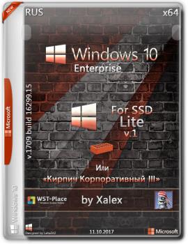 Windows 10 Enterprise x64 Lite 1709 (16299.15) for SSD v1 xlx(Кирпич Корпоративный 3)