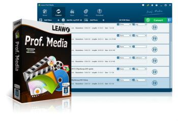 Конвертер файлов - Leawo Prof. Media 7.8.0.0