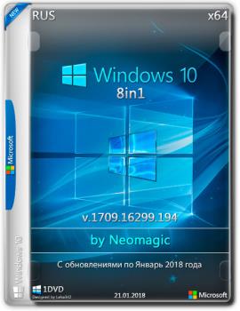 Сборка Windows 10 x64 8in1 v.1709.16299.194 by Neomagic