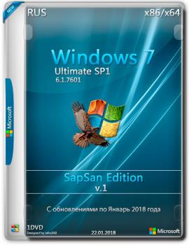 Windows 7 Максимальная SP1 SapSan Edition x86/x64