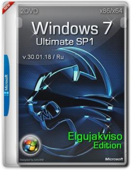 Windows 7 Ultimate SP1 (x86/x64) Elgujakviso Edition (v.30.01.18)