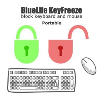 Блокировка клавиатуры и мыши - BlueLife KeyFreeze 1.4 Portable
