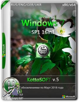 Сборка Windows 7 SP1 16 in 1 KottoSOFT (x86\x64) (Ru\En\De\Ua) [v.5\2018]