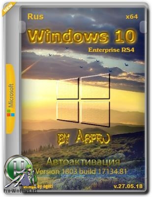 Windows 10 Корпоративная RS4 {x64} v.27.05.18 / by Aspro