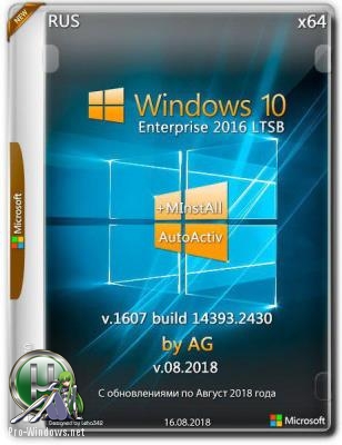 Windows 10 LTSB x64-x86 WPI by AG 08.2018 [14393.2430 AutoActiv]