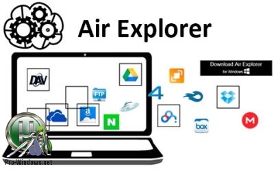 Облачные хранилища в одном месте - Air Explorer Pro 2.3.5 Portable by PortableAppC
