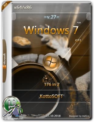 Windows 7 SP1 {176 in 2} KottoSOFT (x86\x64)