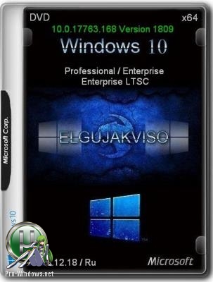 Windows 10.0.17763.168 Version 1809 3in1 VL (x64) Elgujakviso Edition (v.08.12.18)