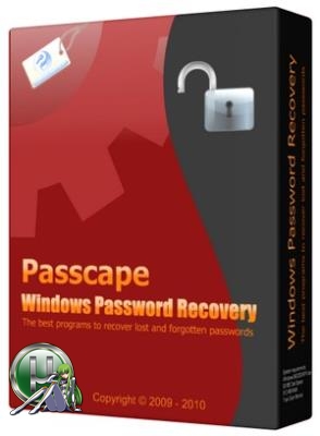 Разблокировка учетной записи Windows - Passcape Windows Password Recovery Advanced 11.6.1.1095