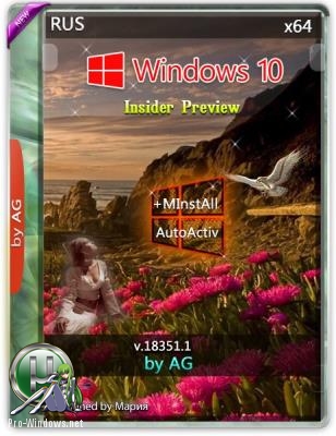 Windows 10 Insider Preview build x64 WPI by AG [18351.1]