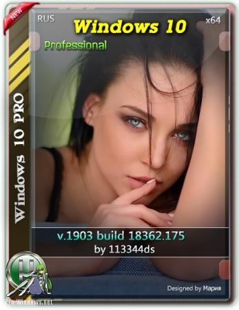 Windows 10 RS6 (1903) 10.0.18362.175 Pro RU 2019.06.18 by 113344ds