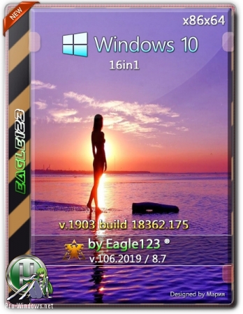 Windows 10 1903 18362.175 06.2019 x86/x64 16in1 by Eagle123