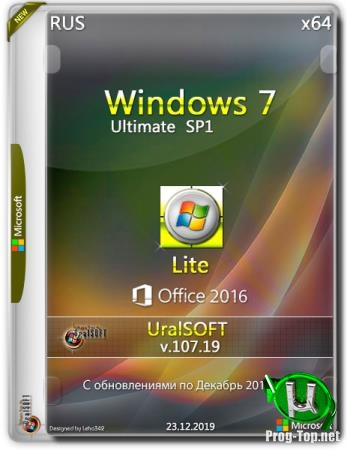 Windows 7x86x64 Ultimate Lite & Office2016 by Uralsoft 107.19