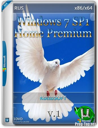 Windows 7 SP1 Home Premium v.1 (x86-x64) by KottoSOFT
