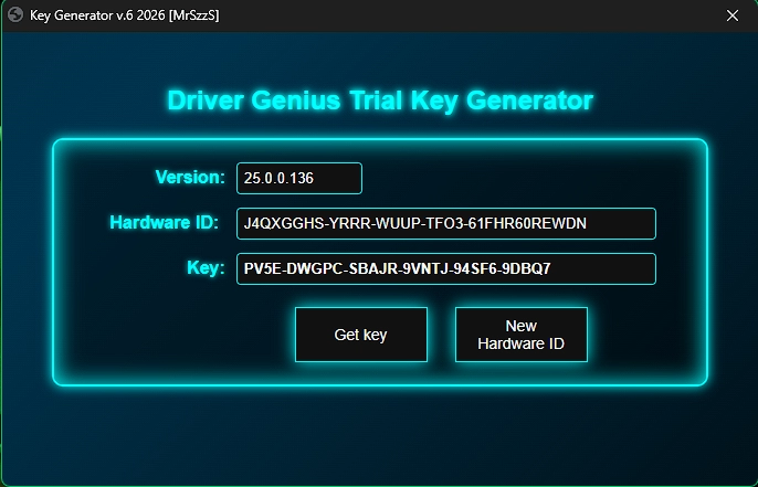 Driver Genius Trial Key Generator v.6 2026 [MrSzzS]